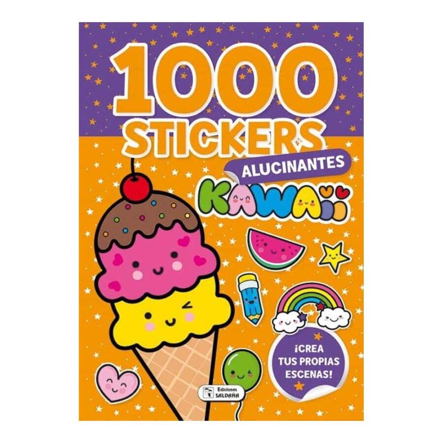 1000 Stickers Kawaii Alucinantes