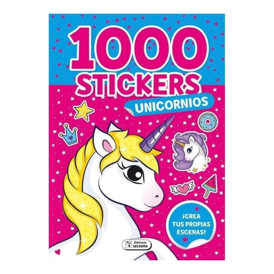 1000 Stickers Unicornios