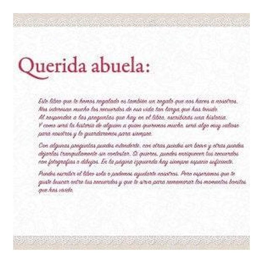 Abuela Hábame De Tí