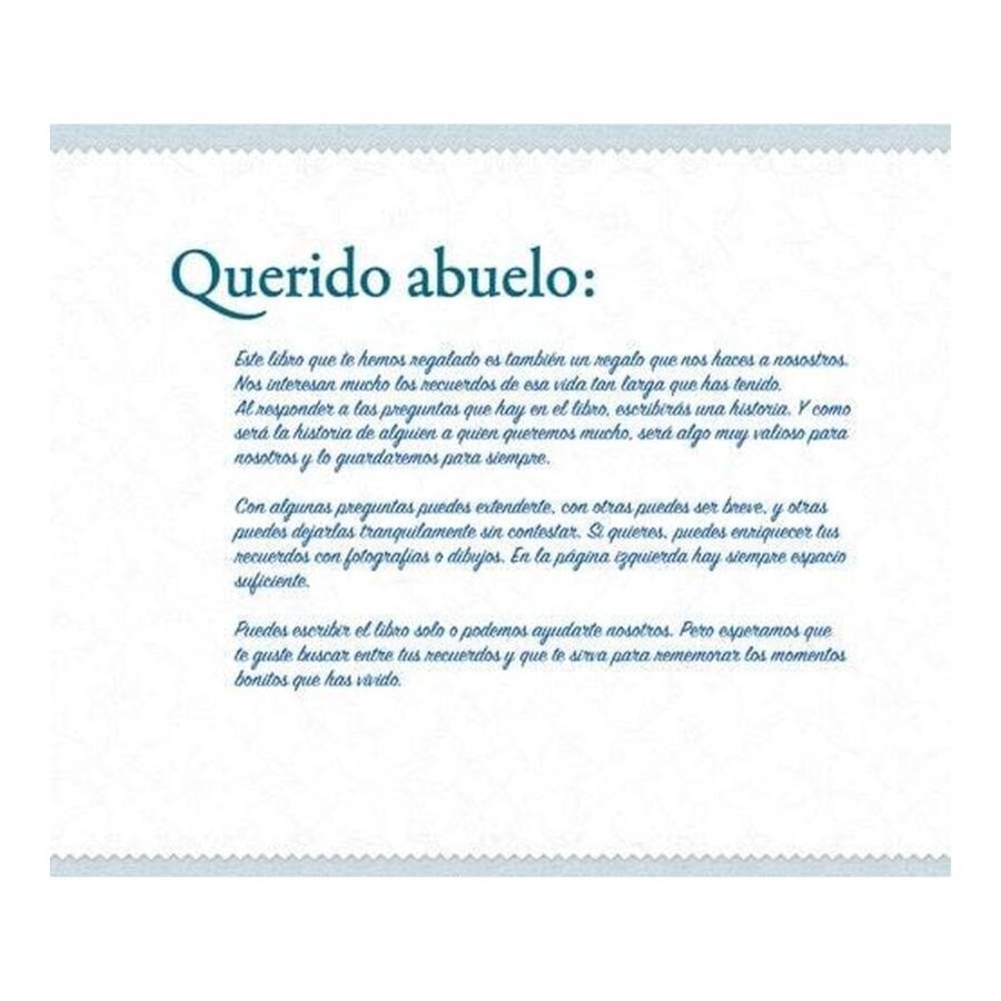 Abuelo Háblame De Tí