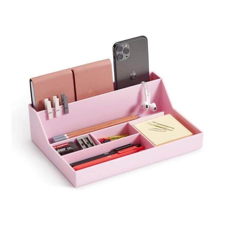 Bandeja Organizadora De Escritorio Rosa