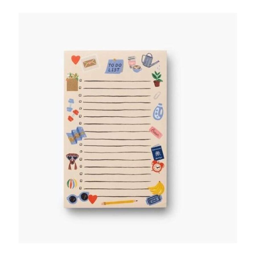 Bloc De Notas To Do Checklist