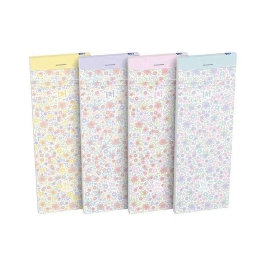 Bloc Lista De La Compra Floral