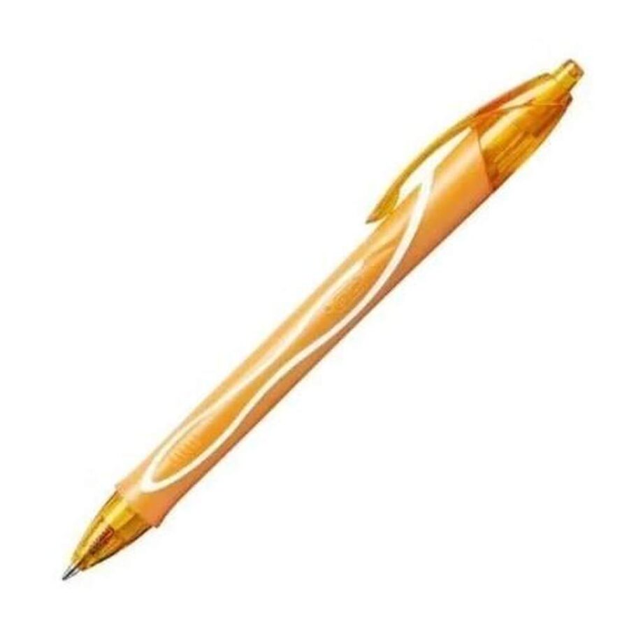 Bolígrafo Bic Gelocity Dry Naranja Claro