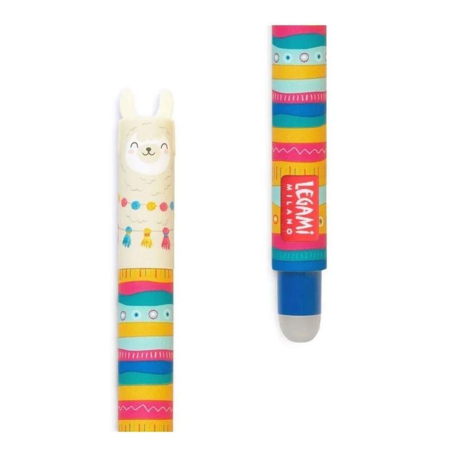 Bolígrafo Borrable De Gel Llama