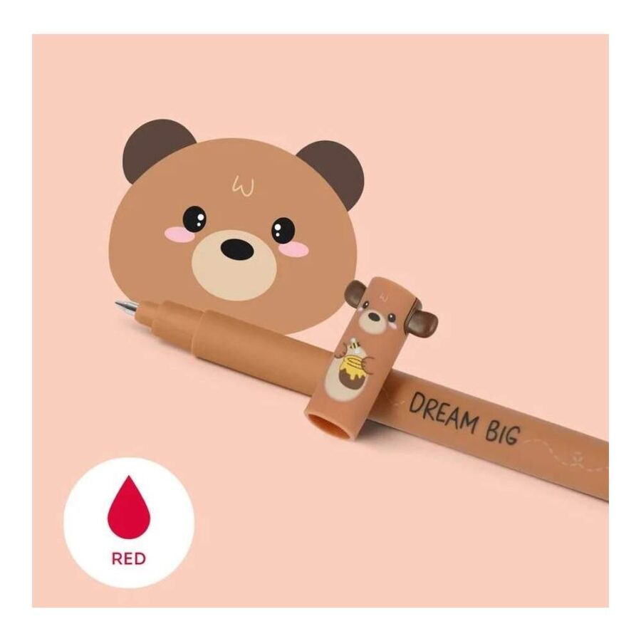 Bolígrafo Borrable De Gel Osito Teddy