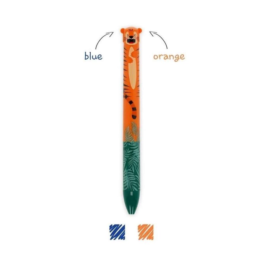Bolígrafo Con 2 Colores Tigre