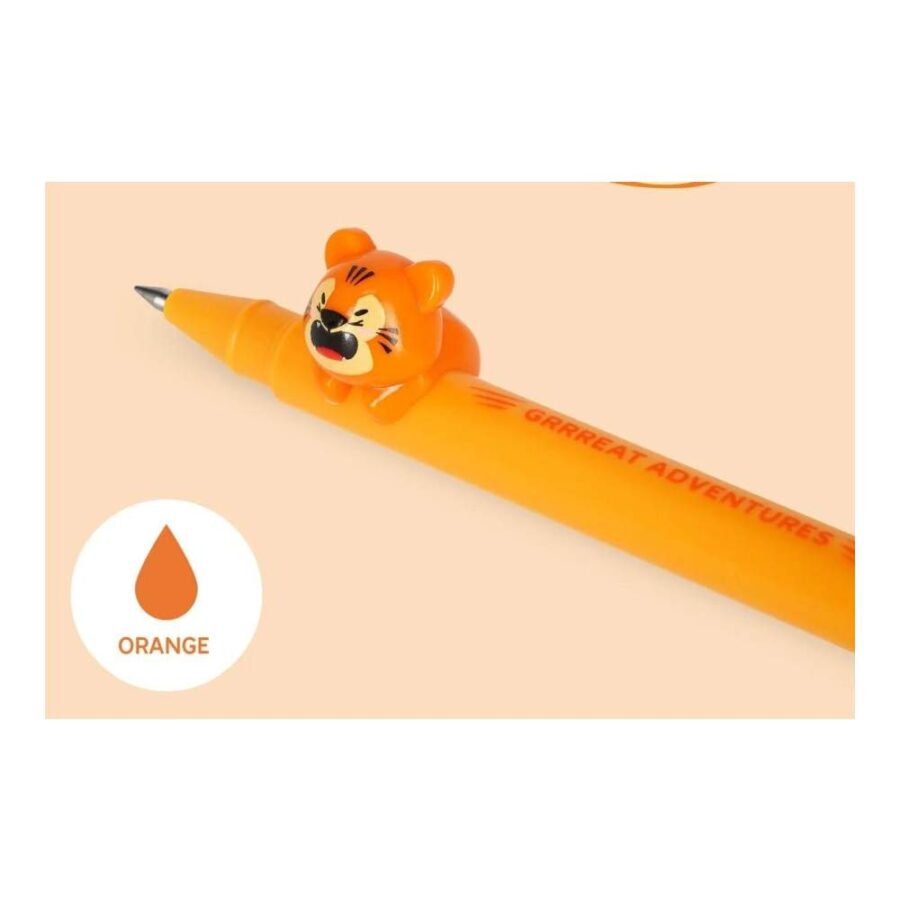 Bolígrafo De Gel Con Animal Decorativo Tigre
