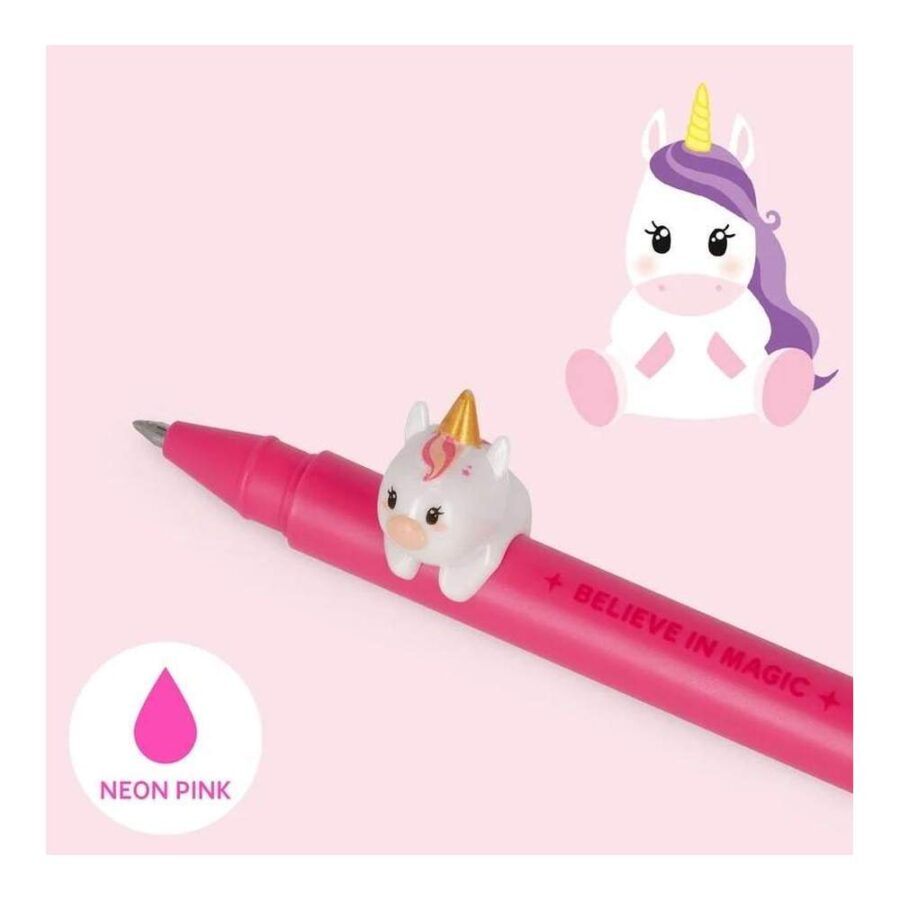 Bolígrafo De Gel Con Animal Decorativo Unicornio