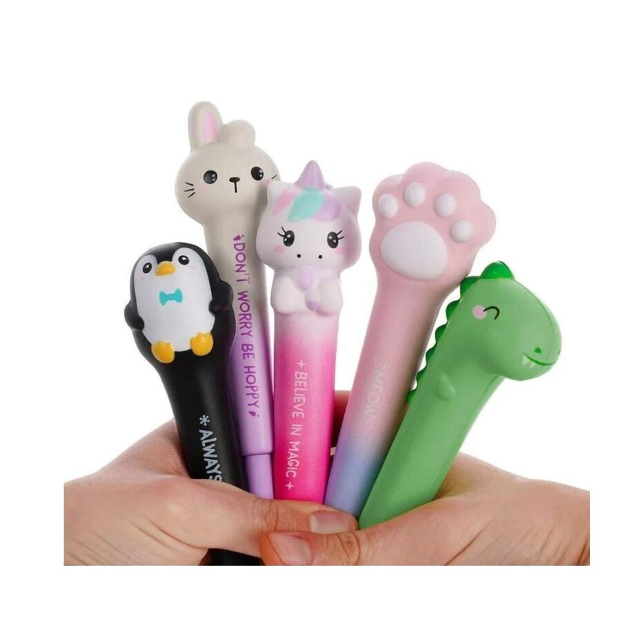 Bolígrafo Gel Antiestrés Gatito