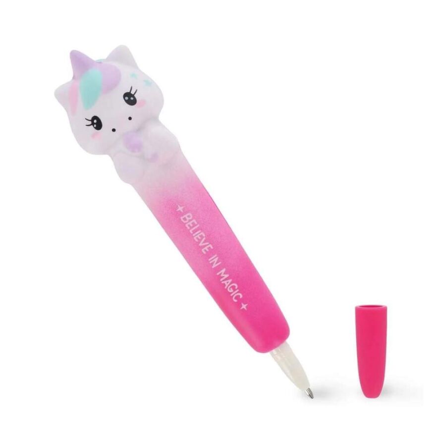 Bolígrafo Gel Antiestrés Unicornio