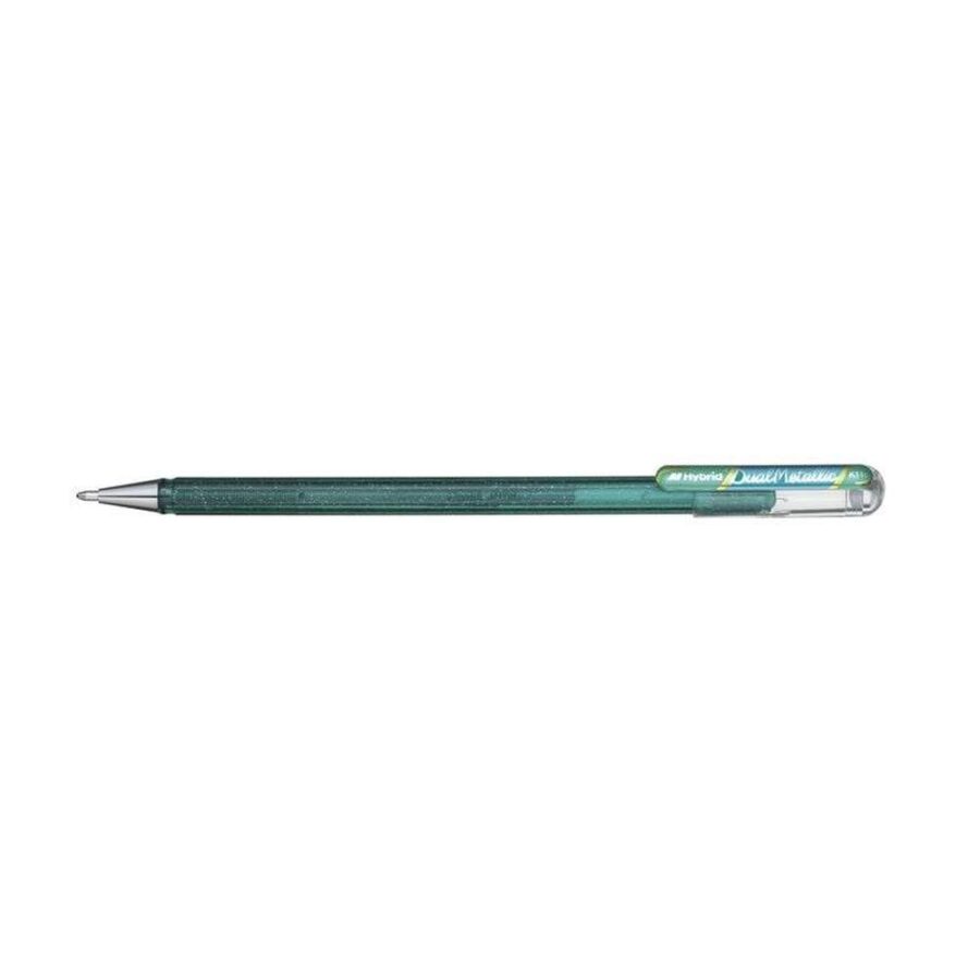 Bolígrafo Metallic Verde Azul Claro