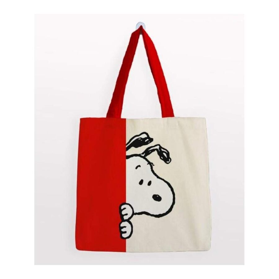 Bolsa Algodón Snoopy Grande 3