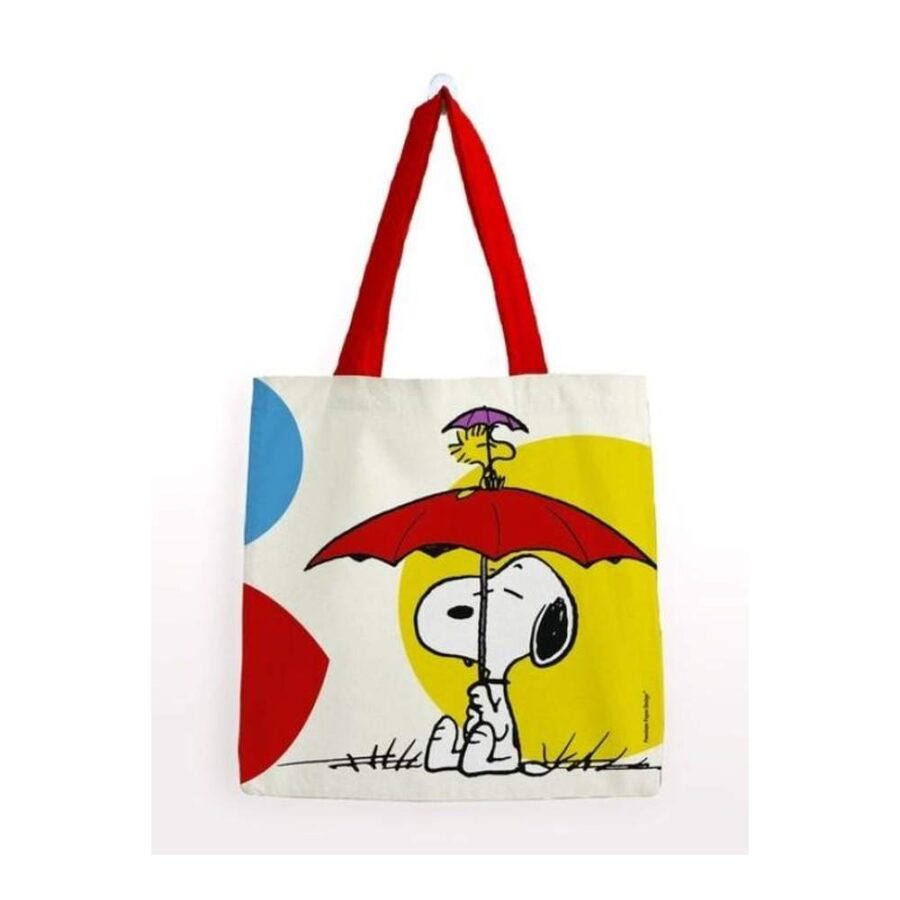 Bolsa Algodon Snoopy Mediana 12 Paraguas
