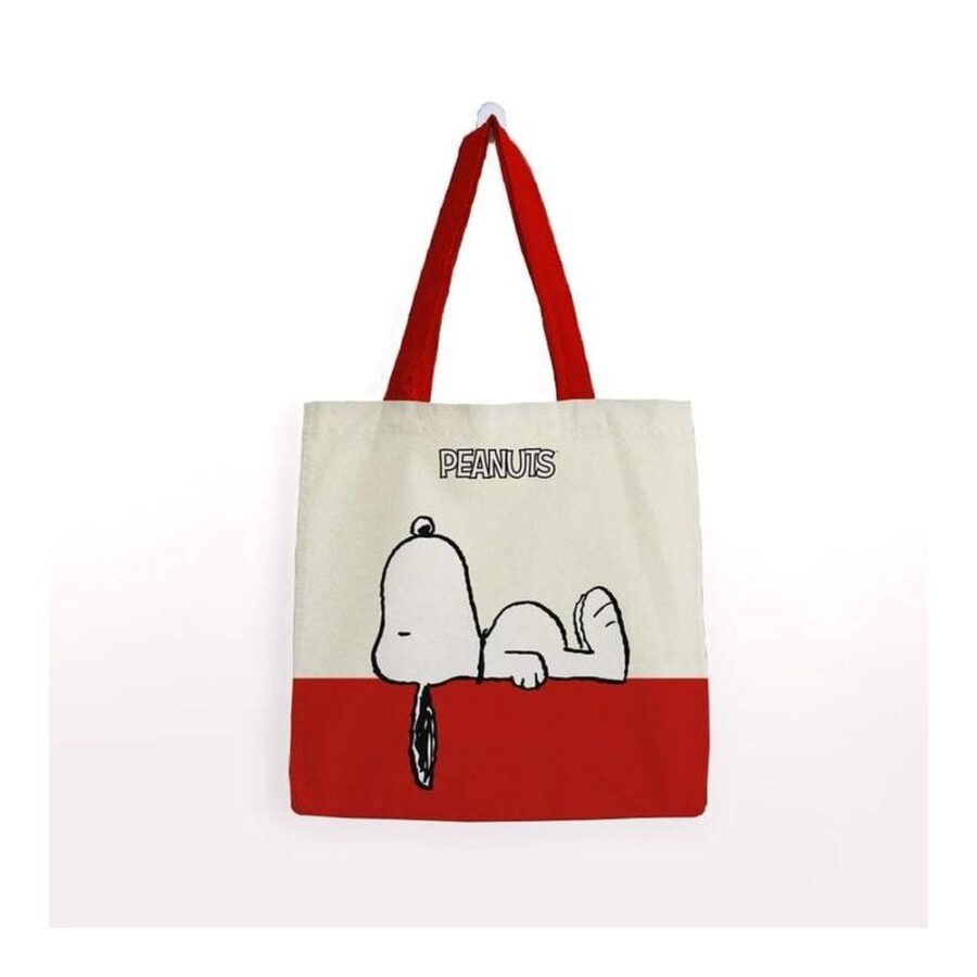 Bolsa Algodón Snoopy Mediana