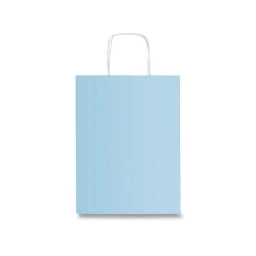 Bolsa Azul Pastel Lisa Grande