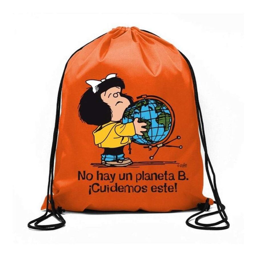 Bolsa De Cuerdas Mafalda No Hay Planeta B