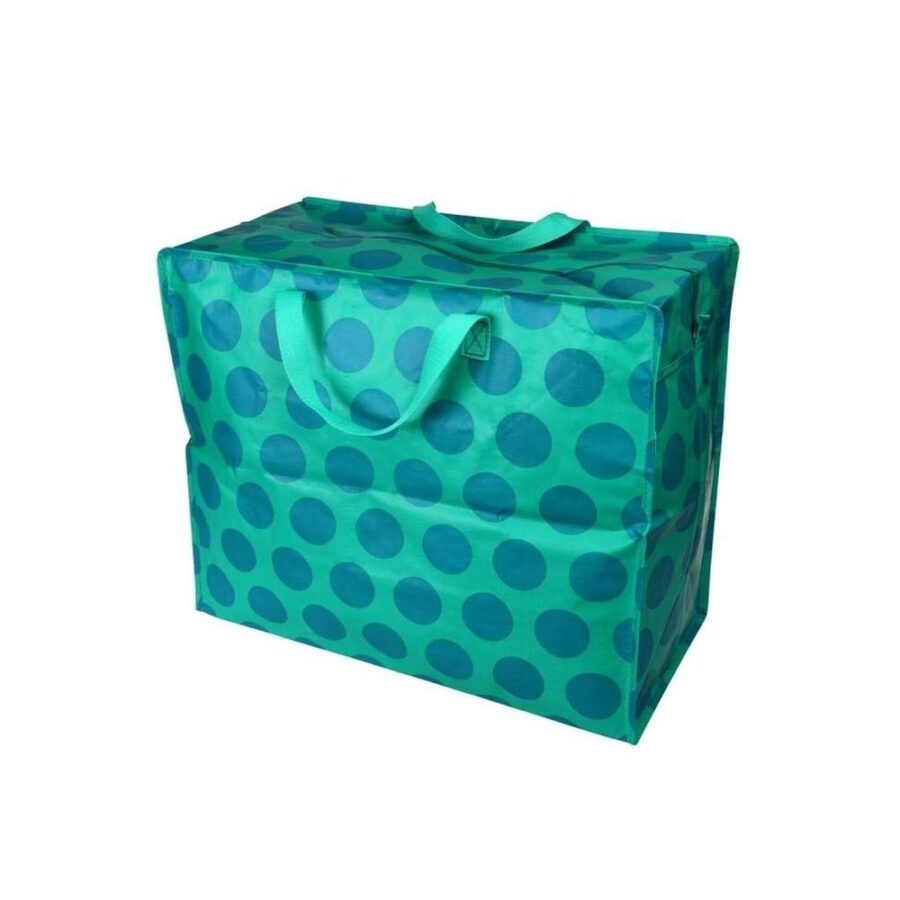 Bolsa Jumbo De Almacenaje Azul Y Turquesa