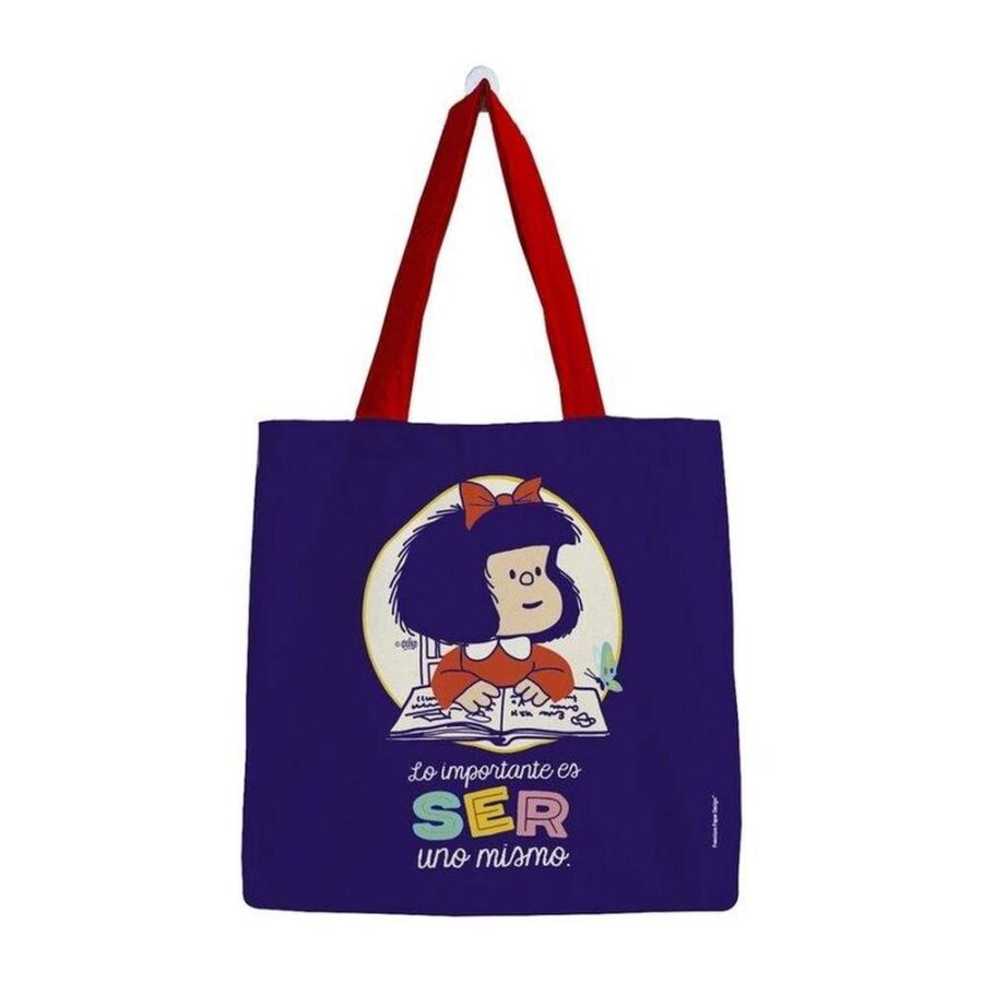 Bolsa Mafalda Grande Azul