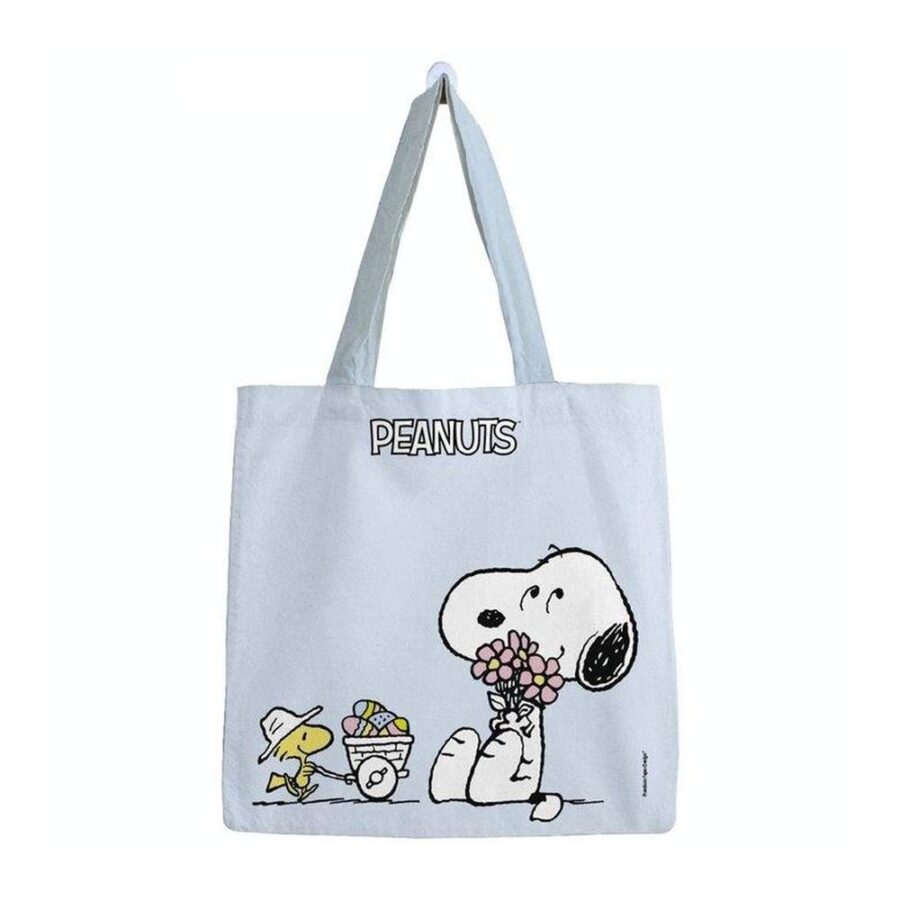 Bolsa Snoopy Grande Pastel Celeste