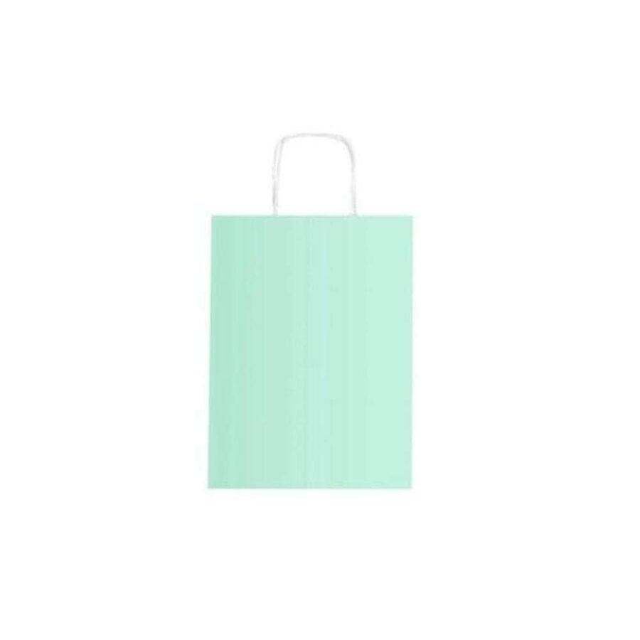 Bolsa Verde Pastel Lisa Pequeña