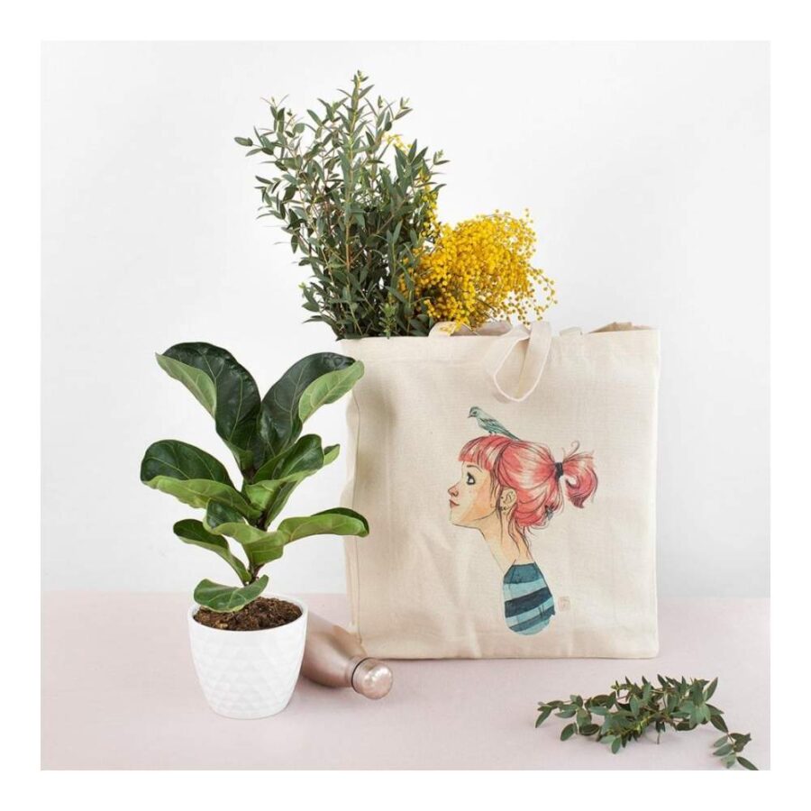 Bolso Esther Gili Pájaros En La Cabeza