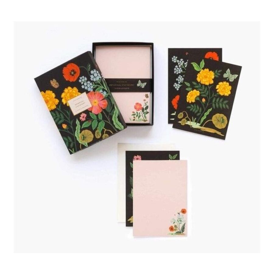 Botanical Social Stationery Set