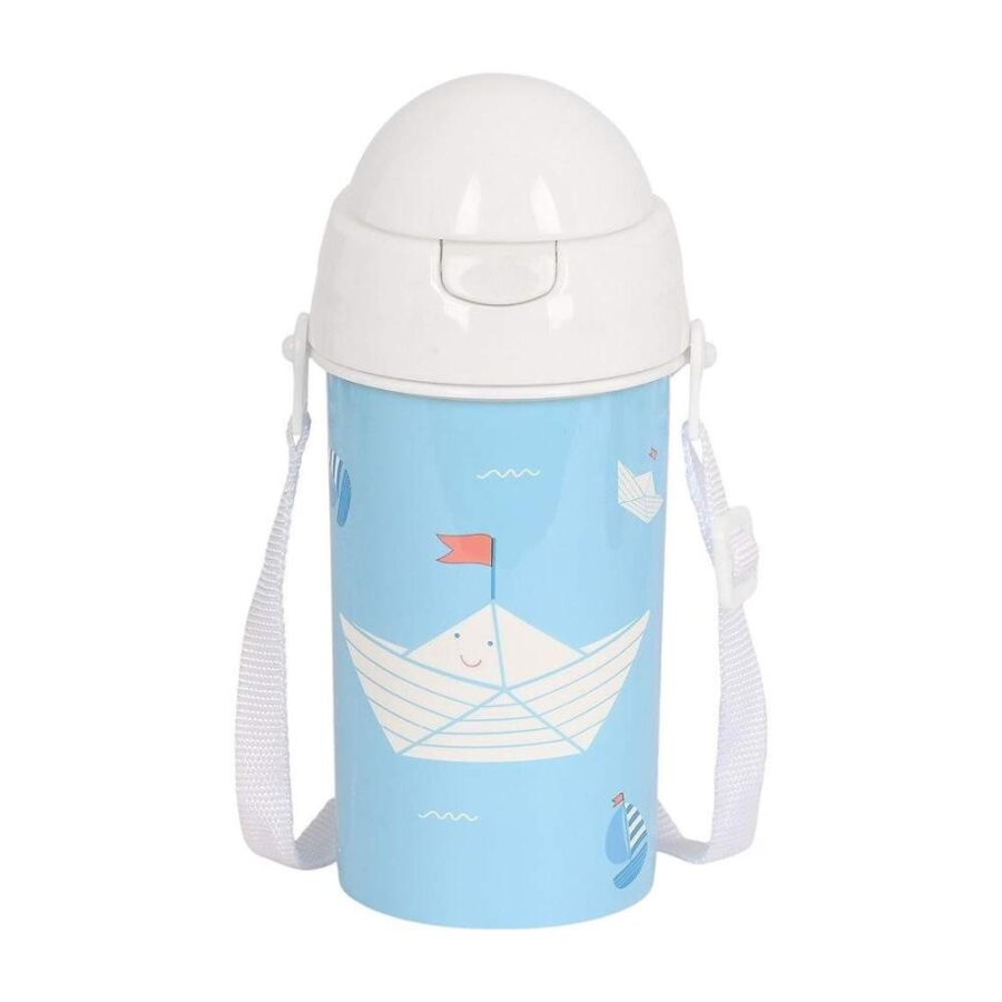 Botella Barco De Papel