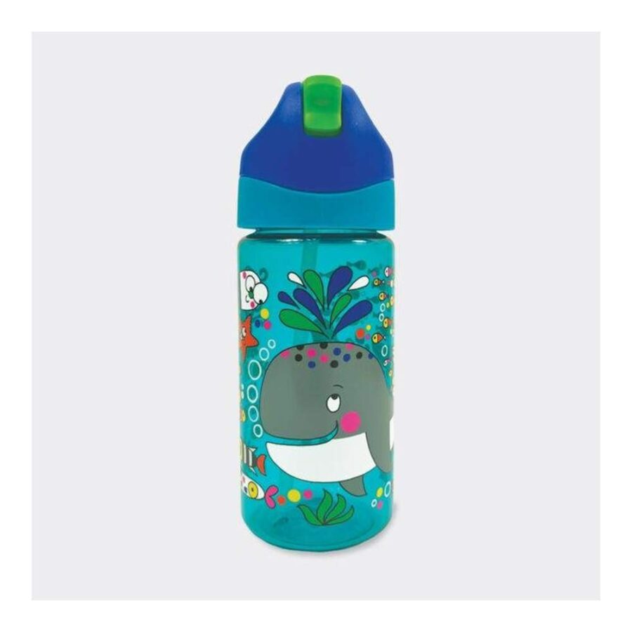 Botella Con Pajita Ballenas