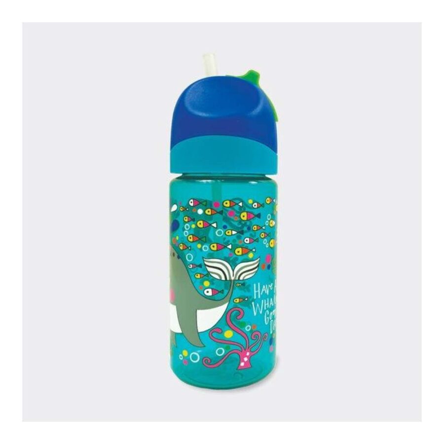 Botella Con Pajita Ballenas