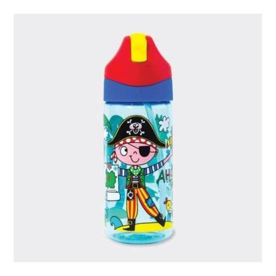 Botella Con Pajita Pirata