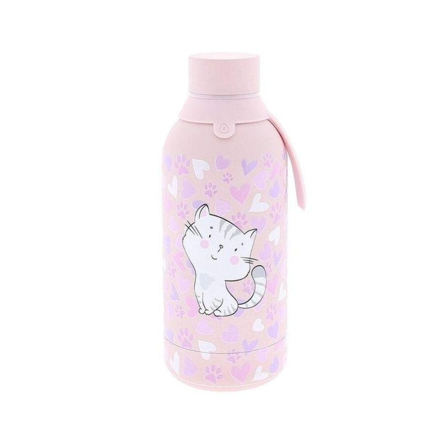 Botella Termo Acero 500 Ml Gato