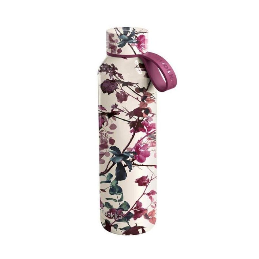 Botella Termo Acero 630 Ml Flores