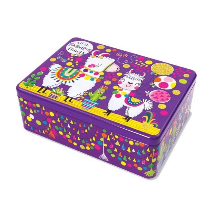 Caja Metálica Llama