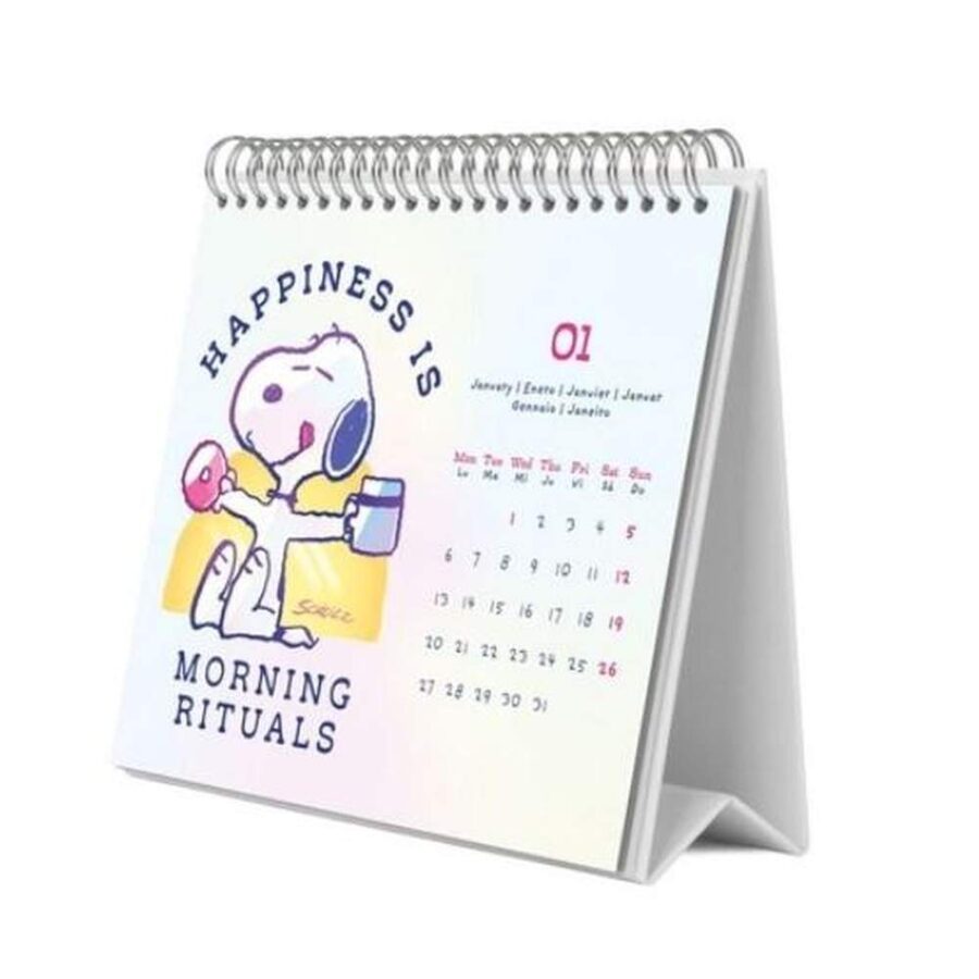 Calendario Escritorio Snoopy 2025