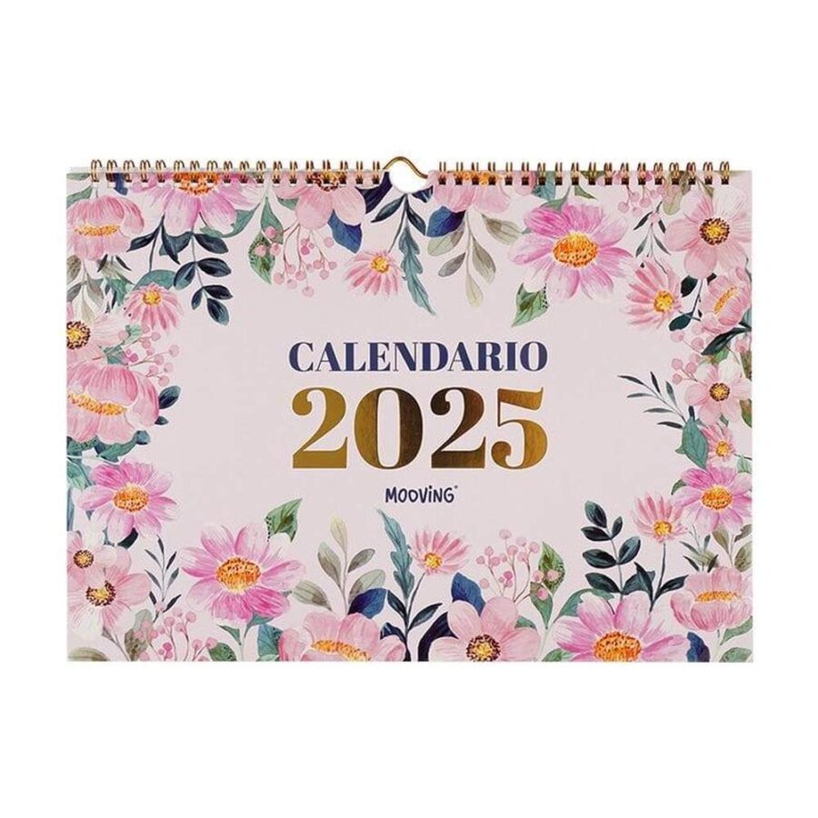 Calendario Pared 2025 Floral