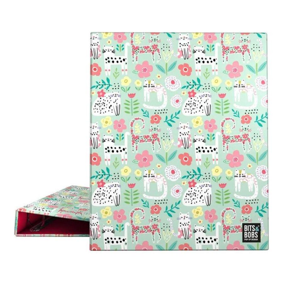 Carpeta A4 De 4 Anillas B&B Cats