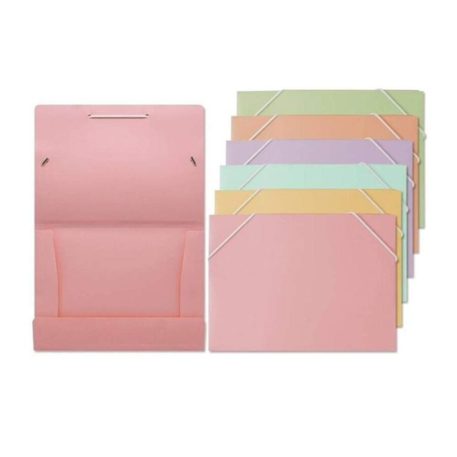 Carpeta A5 Con Goma Pastel