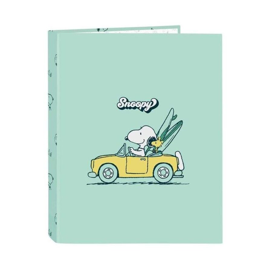Carpeta Folio 4 Anillas Snoopy Groovy