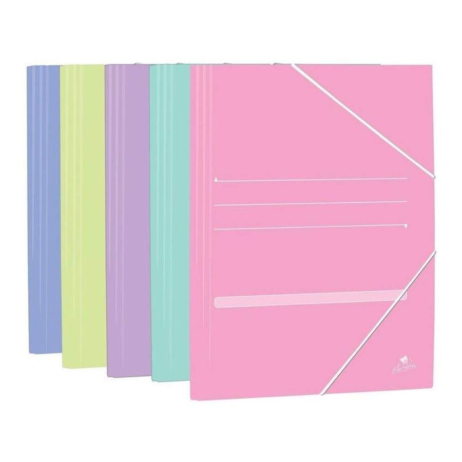 Carpeta Folio Solapa Pastel