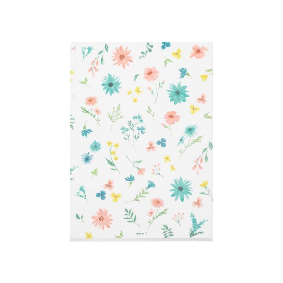 Carpeta Transparente A4 Flores