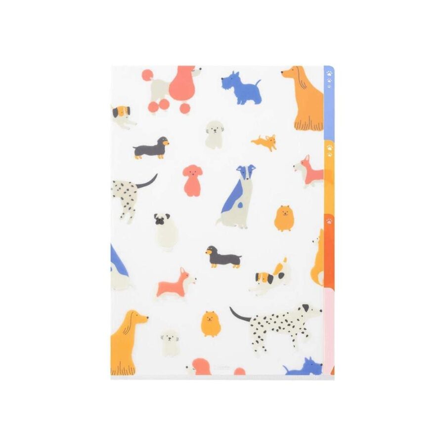 Carpeta Transparente A4 Perros