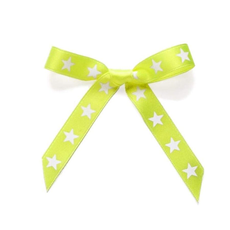 Cinta Estrellas Amarillo Neon