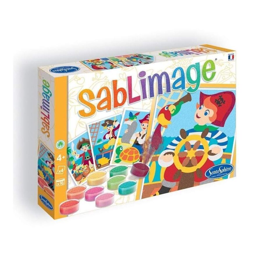 Colorea Con Arena. Sablimage De Piratas