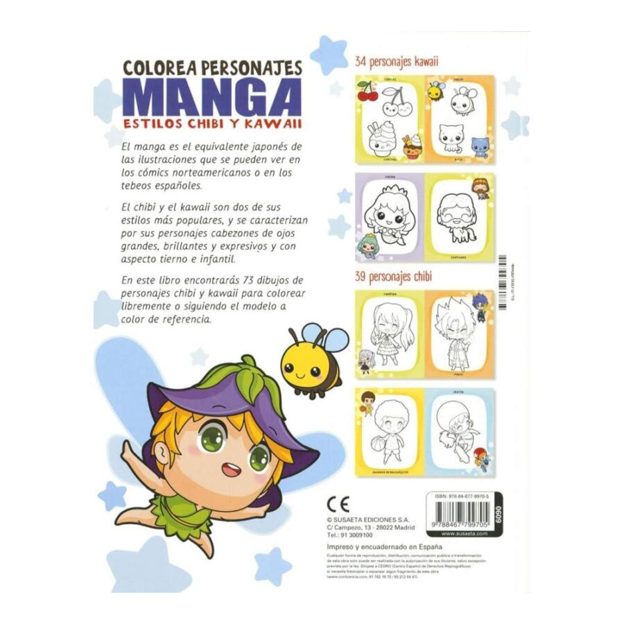 Colorea Personajes Manga Estilo Chibi Y Kawaii