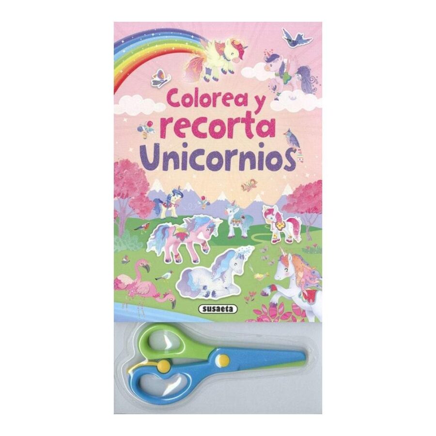 Colorea Y Pinta Unicornios Rosa