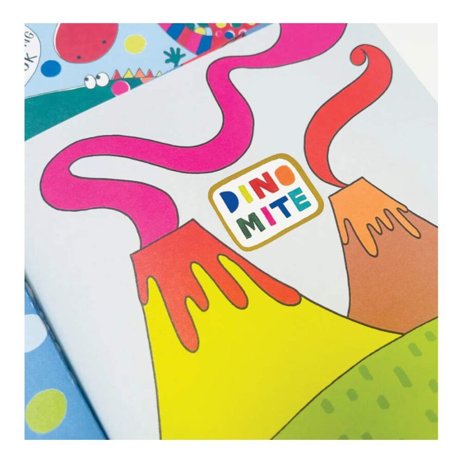 Cuaderno Para Pintar Con Stickers Dino
