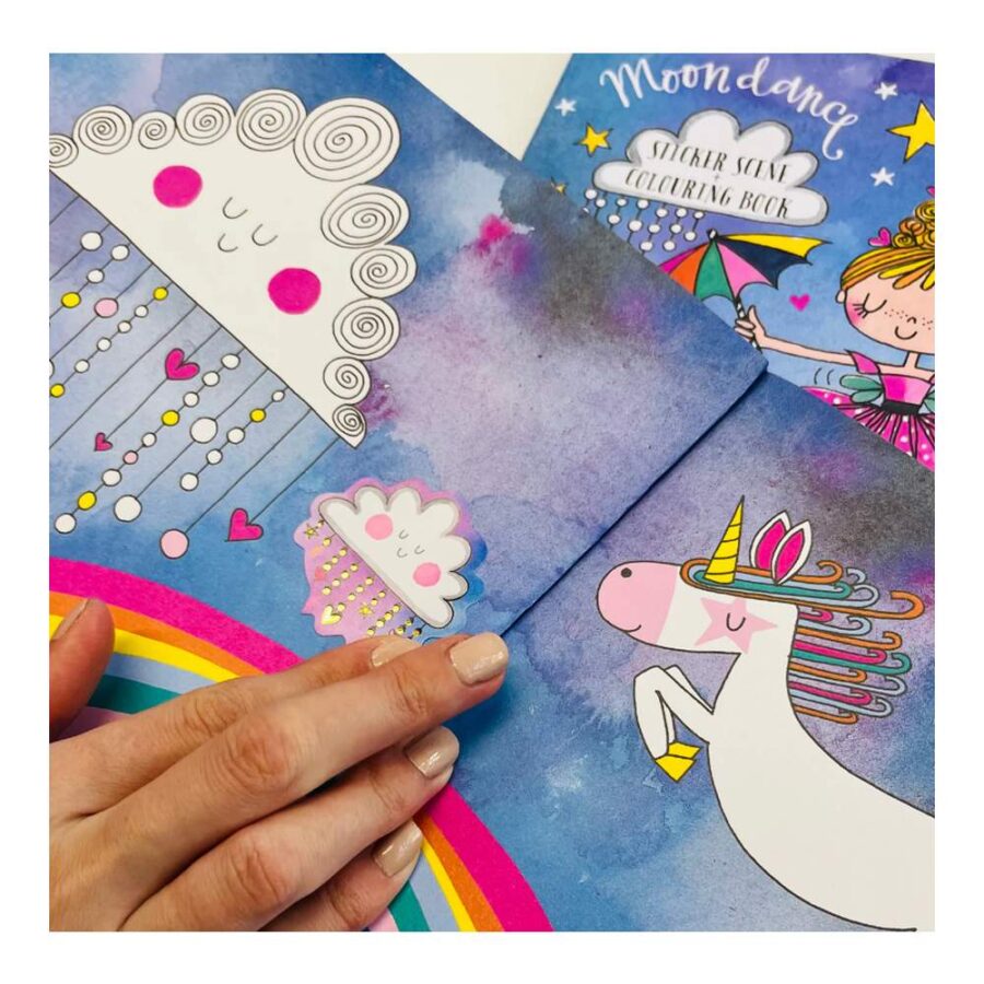 Cuaderno Para Pintar Con Stickers Moon Dance
