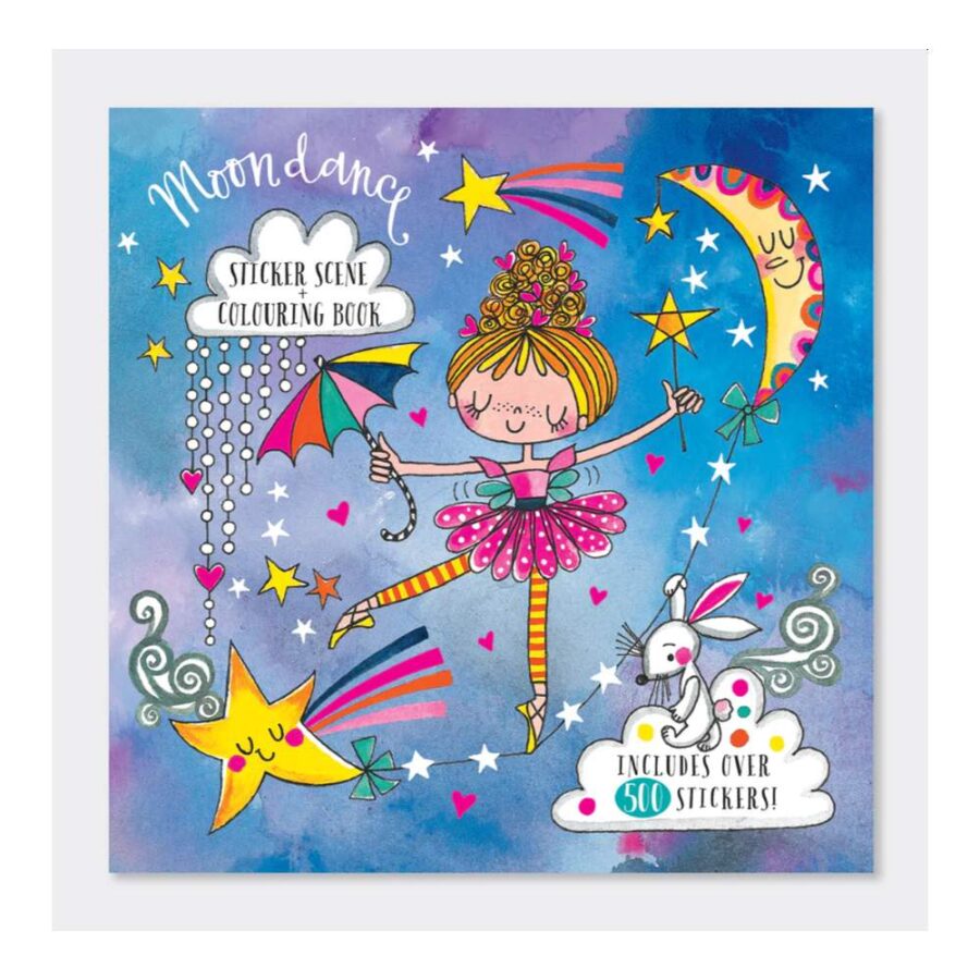 Cuaderno Para Pintar Con Stickers Moon Dance