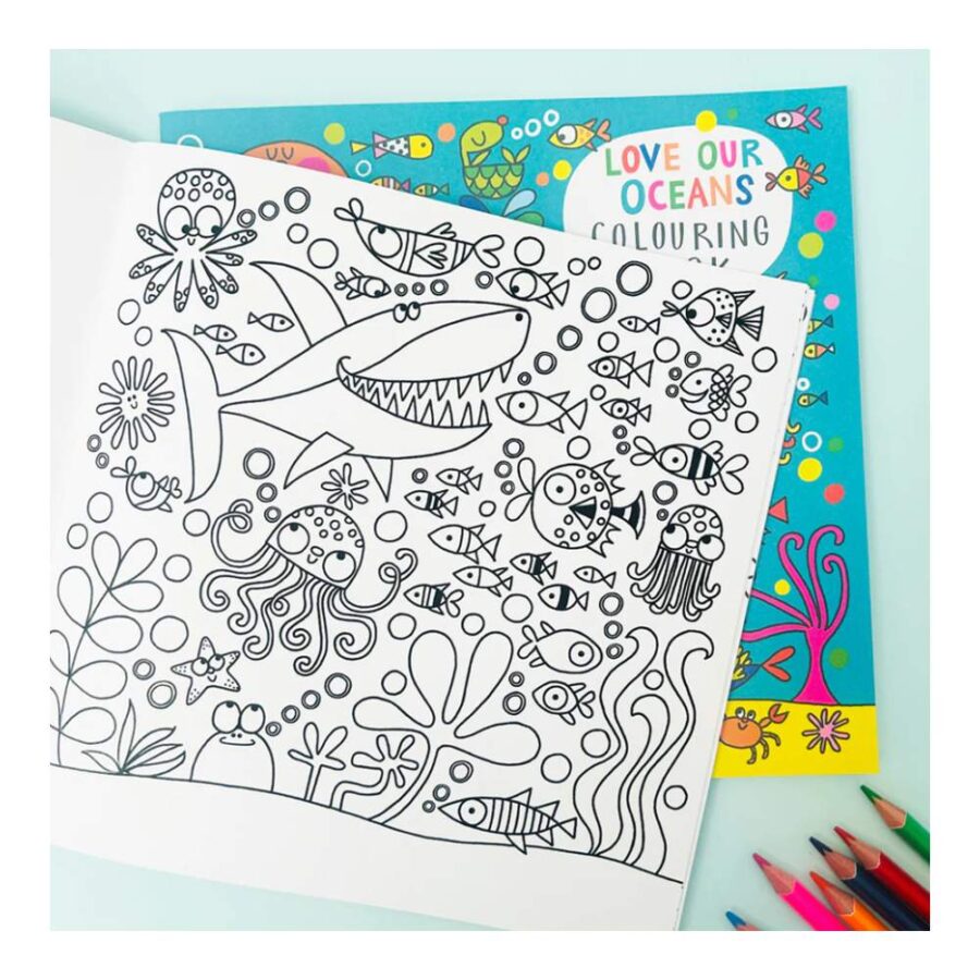 Libro Para Colorear Love Our Oceans